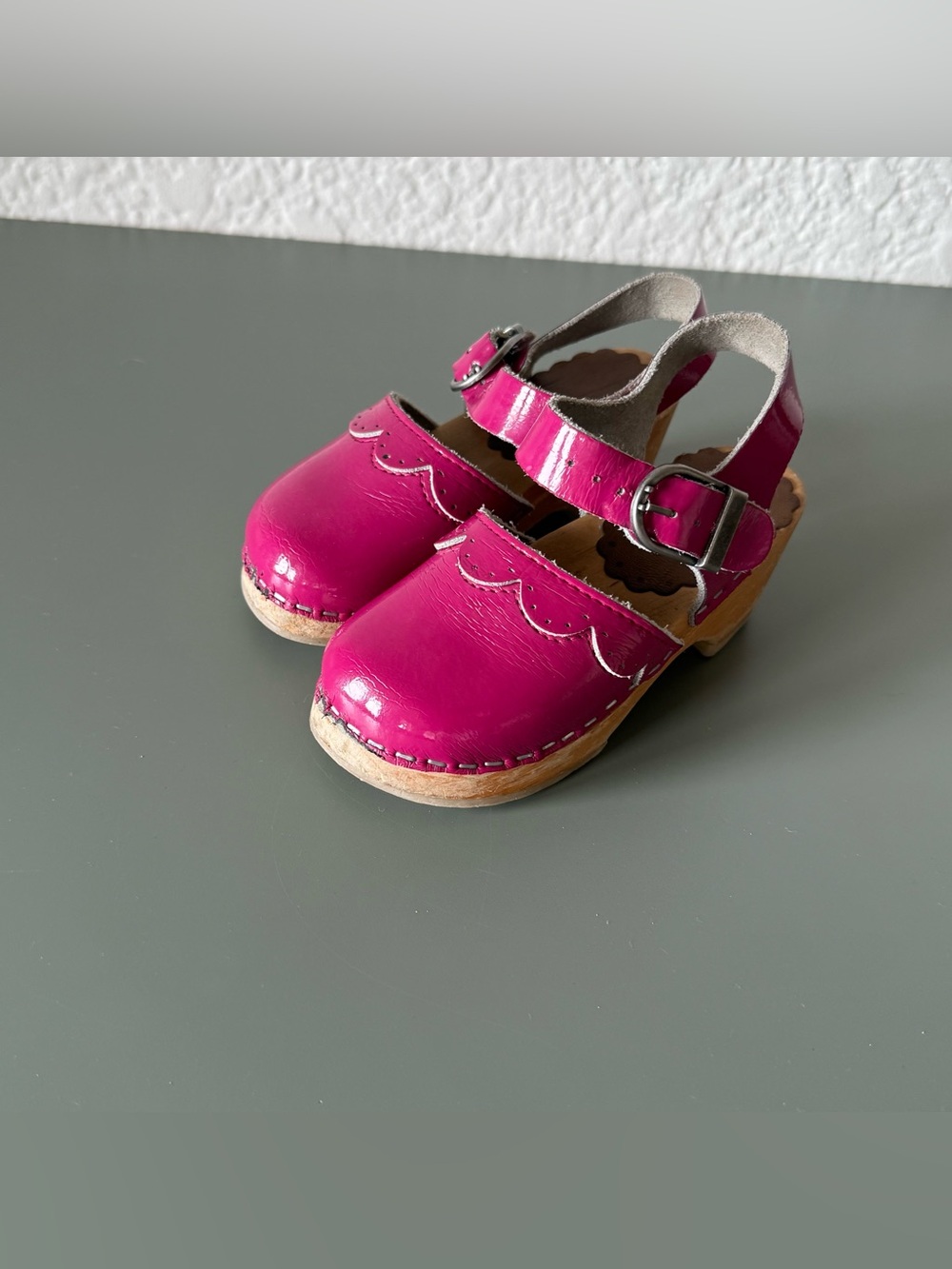 Hanna Andersson Pink Clogs Mary Jane Style size 25